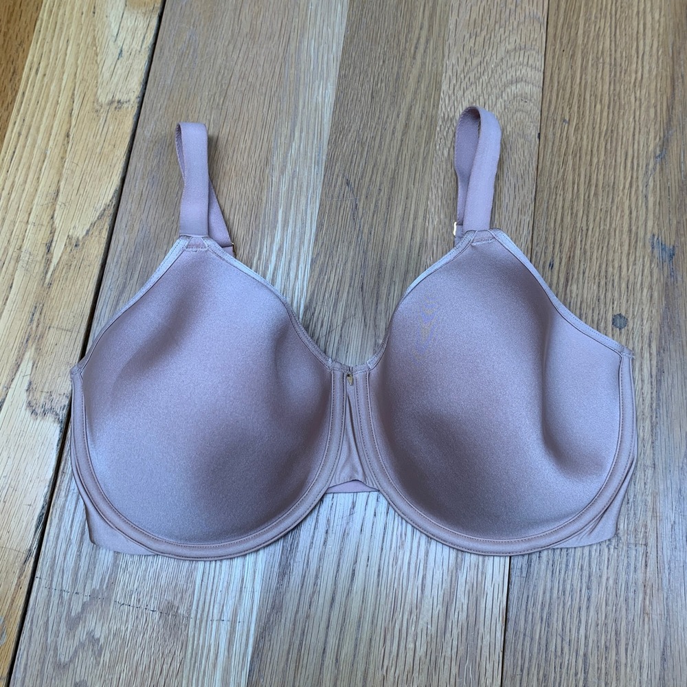 Wacoal Basic Beauty Full Figure Underwire Bra 853393 Tan 38G Womens Supportive